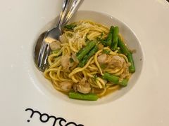 扇贝芦笋海鲜直面-BONAZZA 意大利餐厅