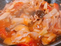 番茄锅巴肉片-华豫川酒家(大卫城店)