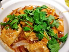 鲍鱼汁酿豆腐-唐伯虎新派湘菜馆(石夏时代广场店)