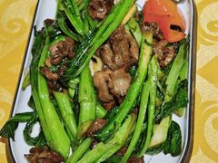 鸡杂炒菜心-天宝食坊·啫啫煲大排档(西华路店)