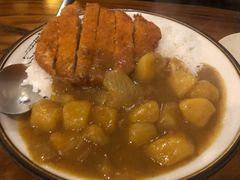 猪扒咖喱盖饭-百步拉面