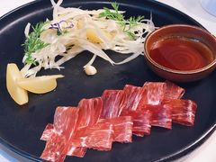 三年金钱火腿配大理手撕乳扇-泓0871臻选云南菜·味庄