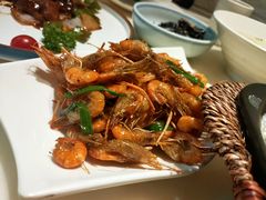 古法油爆虾-锦園(伊势丹美食城店)