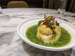 青葱姜蓉嫩鸡-青雅中餐厅(大连金石滩绿发希尔顿度假酒店)