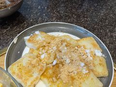 煎打糕-正苑26年海鲜烤肉•牛尾汤汤饭(东港店)