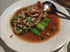 金蒜胜瓜蒸海虾-皇朝会.经典传统粤菜(外滩店)