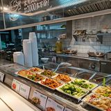 店铺就在循礼门轻轨站站台下面，非常好找