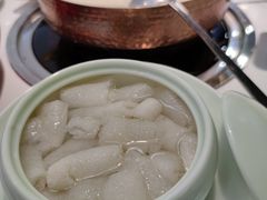 竹荪菌-洪氏嗨捞·广东猪肚鸡·椰子鸡火锅(西咸万象城店)