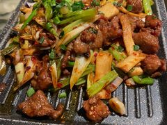 葱椒爆牛肉-绿茶餐厅(昌平悦荟店)