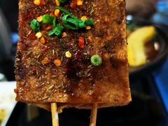 烤水豆腐-老表记广西宵夜螺蛳鸭脚煲(西大店)