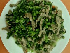 雪菜炒羊肉丝-苏州藏书羊肉(沁扬市场店)