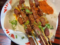 烤牛肉串-沙胆彪炭炉牛杂煲(成都玉林店)