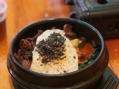 石锅牛肉拌饭-芒果料理小吃(人民大会堂店)