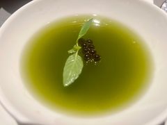 荆芥冰粉配意大利醋鱼籽-阿庄新豫菜(通泰路店)