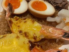 灵魂牛香拌饭配芝士大虾-Bco豆库(雨花客厅店)