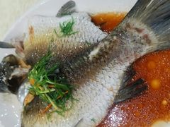 清蒸山涧鲩鱼-茗荔园农庄(大涌店)