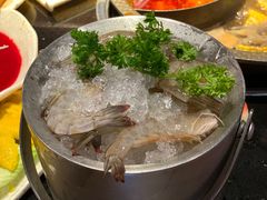 冰冻鲜虾-潘小辣鲜肉老火锅
