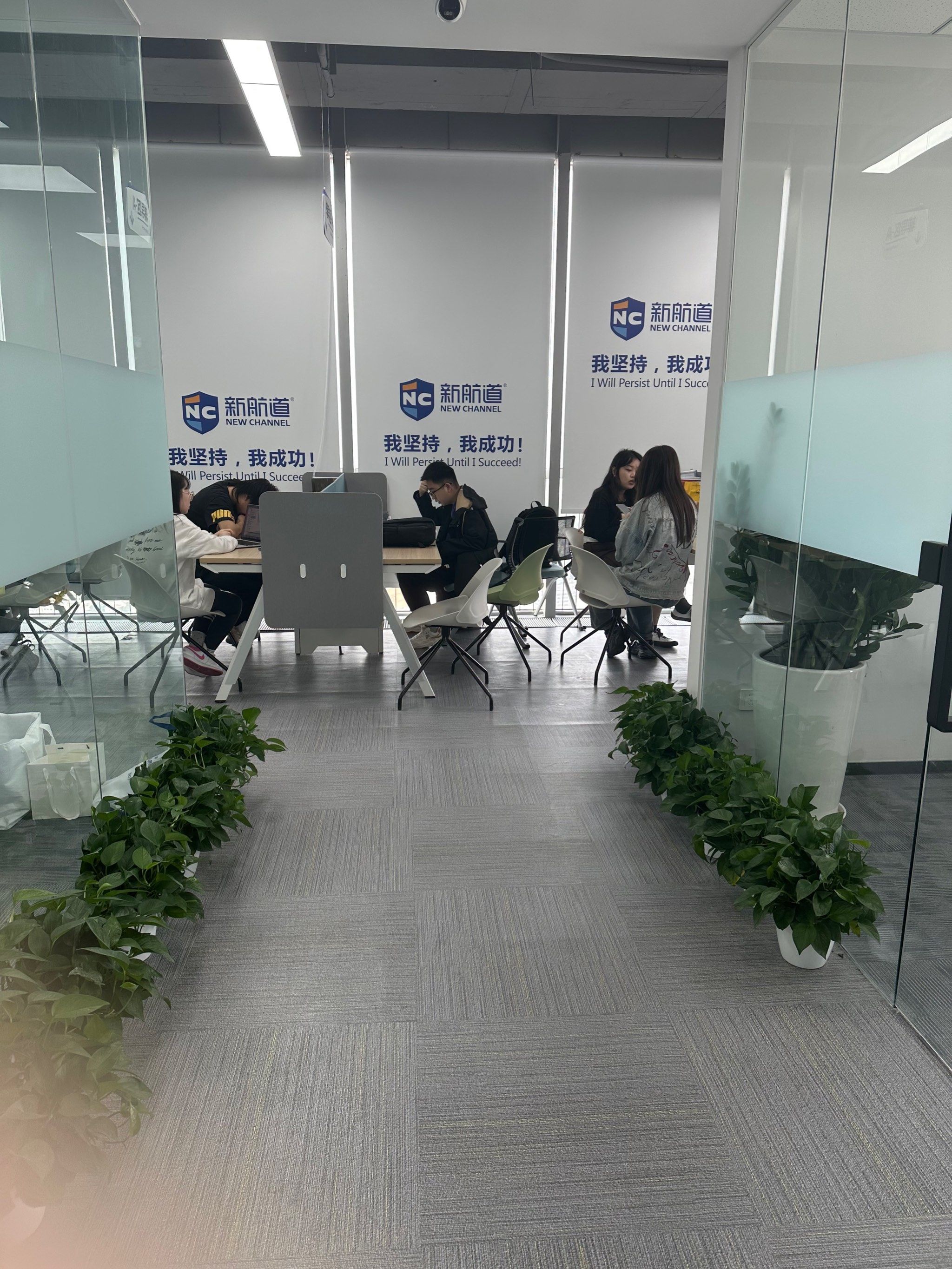 学习氛围满满的新航道