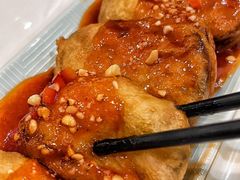 天素炸茄盒-安多素食(广仁寺路店)