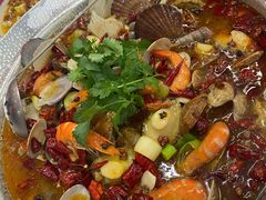 发财甜麻海鲜锅-金多鱼大排档·烤鱼·烧烤·宵夜(江南水都店)