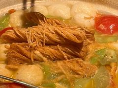 丝瓜鱼丸炖馓子-永安鱼庄·镇江菜(三店纬五路店)