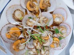 油泼扇贝-1910老鲁味海鲜·戳子肉·青岛菜(金沙滩店)