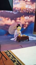 -后宫·古装汉服京剧儿童亲子全家福摄影
