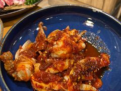 -草家酱蟹炭火烤肉店(珲春南路一店)