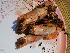 黑胡椒煎阿根廷大红虾-甜阿姨·天台花园私房菜(万松园店)