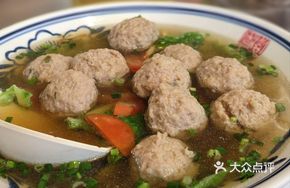 Grandma's Handmade Rice Balls Soup