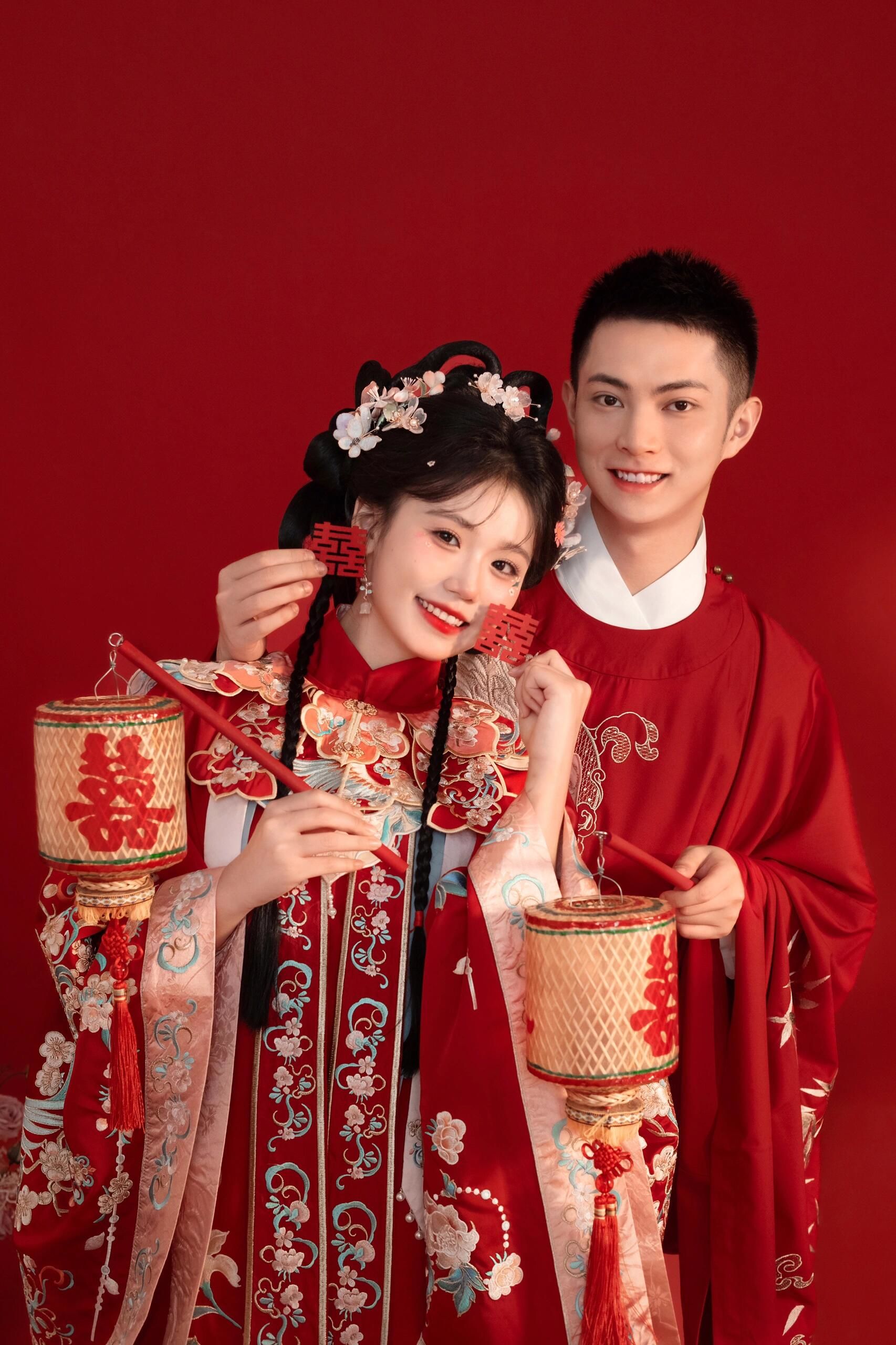 汉服情侣照#北京室内情侣照#汉服情侣照#汉服情侣照#明制汉服情侣照