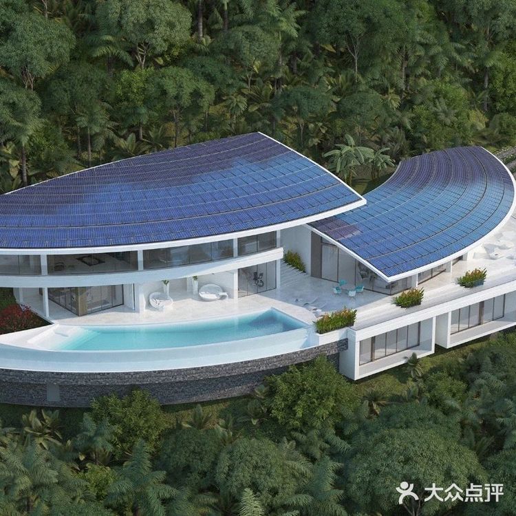 2000㎡的海边别墅，造型前卫, 室内更美！