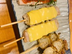 梅肉紫苏叶卷鸡柳-晶吉·居酒屋·烧鸟·生鱼饭(中山区民主广场店)