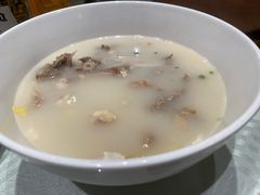 菜心豆腐粉丝鸭骨汤-四季民福烤鸭店(王府井灯市口店)