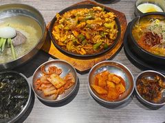 辣炒鱿鱼-全州豆芽汤饭