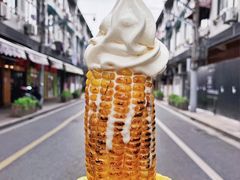 烤玉米冰tea凌-茶是一枝花泡茶店