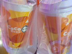 玫瑰盐奶盖绿、布丁巧克力-CoCo都可(搜秀城店)