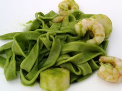 大虾带子烩菠菜面-琶醍壹号•潮菜江景餐吧