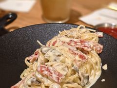 奶油培根蘑菇面-一尺花园(安和花园店)