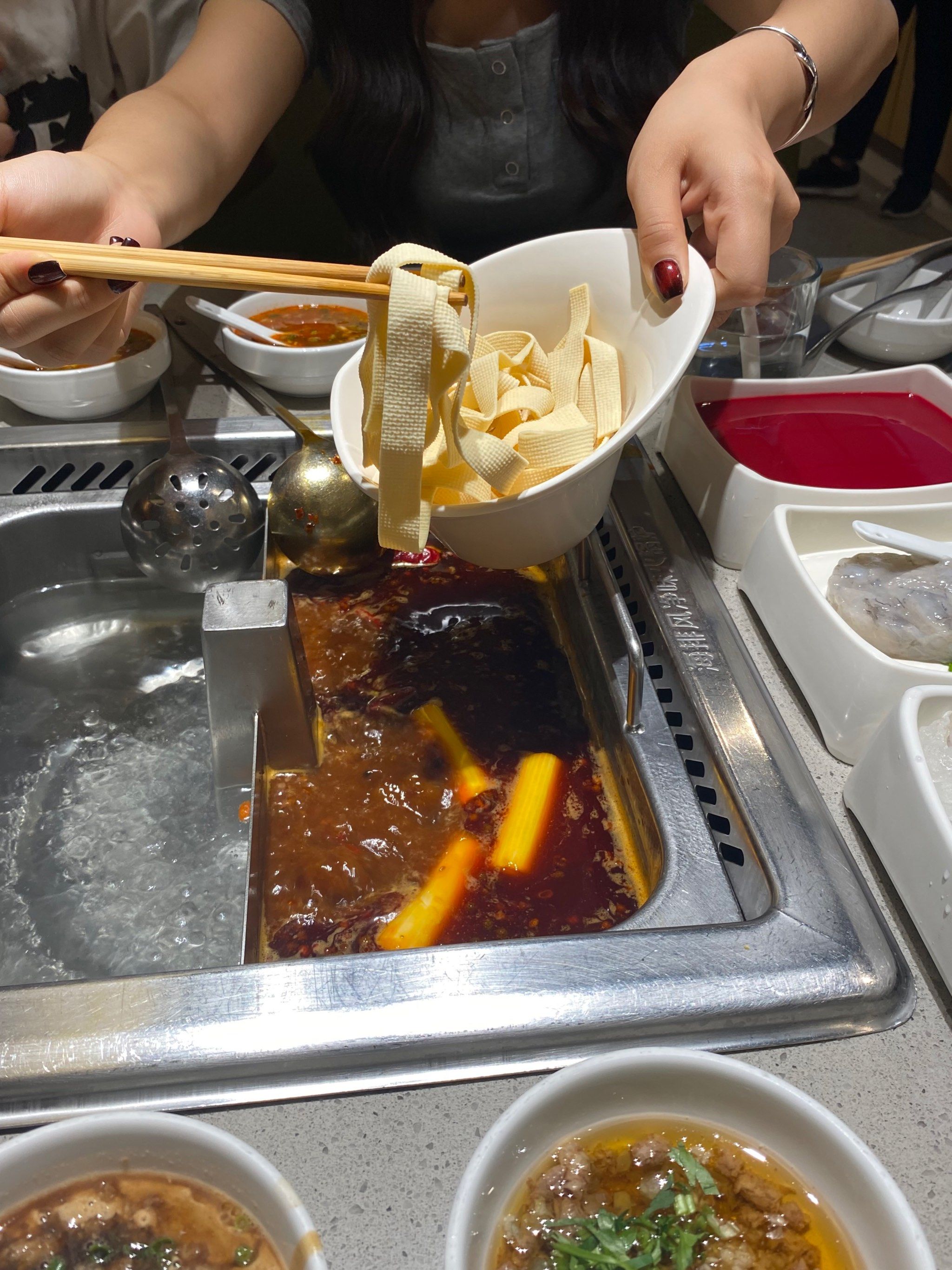 太喜欢去海底捞吃火锅啦