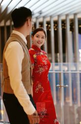 点击看大图 -藤薰定制中式嫁衣礼服旗袍店