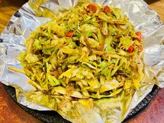 包菜铁板粉丝-金豆角砂锅焖面(安贞店)