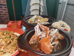 家常炒粉干-恭喜上堓砂锅焗·海鲜大排档(闵行龙湖店)