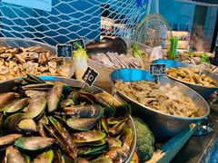 -海棠湾洲际-涛·海底餐厅·美人鱼·自助餐·海底隧道