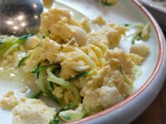 黄瓜鸡蛋扇贝柱-俏东方·海味水饺·青岛菜(崂山店)