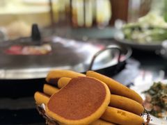 贴饼子-姥家大锅台水库渔家