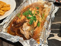 酱烤活鲈鱼-新白鹿餐厅(虹桥南丰城店)