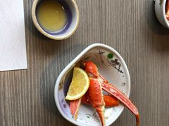 水煮螃蟹配醋-蟹道乐(道顿堀本店)