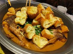 招牌三绝外婆熬炒鸡配饼-小城外婆肴私房菜.十年品牌(上地店)