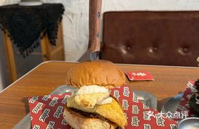 Manchester Fried Fish Burger